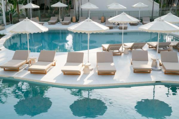 Lido poolside